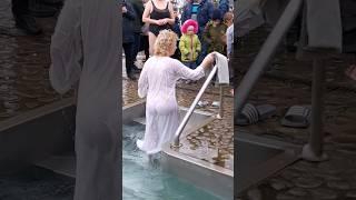 ICE HOLE BATHING #219 / COLD WATER / SWIMMING  WINTER / EPIPHANY BAPTIZM 2023