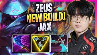 ZEUS TRIES NEW JAX BUILD! - T1 Zeus Plays Jax TOP vs Olaf! | Season 2024