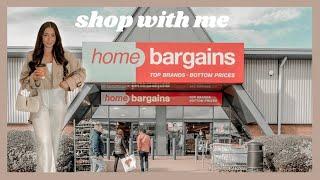 HOME BARGAINS shop with me  what's new in autumn & christmas has landed!