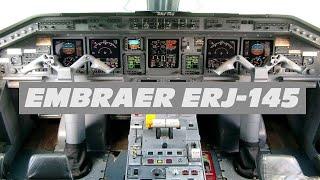 Embraer ERJ 145 cockpit in detail
