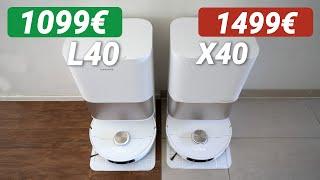 Dreame L40 Ultra vs X40 für 400€ weniger: Der bessere Kauf?