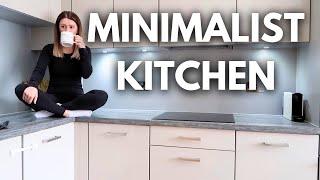 Minimalist Kitchen Tour | Everything we own in our REALISTIC MINIMALIST FAMILY KITCHEN