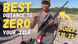 Ruger 10/22 - Best Distance To Zero 22lr (Accuracy & Holdover Test)