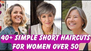 Simple Short Haircuts For Women Over 50 (Older Women Short Hairstyles 2023)