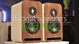 DIY Budget Bookshelf / Desktop Speakers // Build Plans