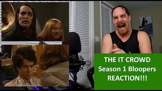 American Reacts to THE IT CROWD Season 1 Bloopers REACTION