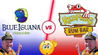 Carnival Cruise's Blue Iguana Vs Red Frog Showdown| Which bar will reign supreme?