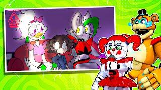 Try Not to Laugh FNAF Challenge Jordinary Animations REACT with Glamrock Freddy and Circus Baby