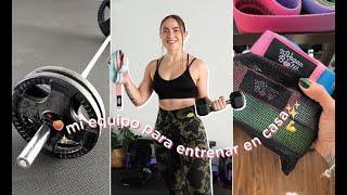 MI EQUIPO PARA ENTRENAR EN CASA / HOME GYM TOUR  Qué tengo, dónde lo compré y qué recomiendo