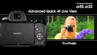 Sony Alpha SLT A55 A33 Official English Promo Video Commercial Ads