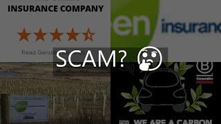 is thegreeninsurancecompany com a scam