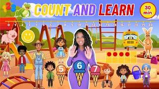 Math For Kids Learning with Ms Houston  Counting, Number Lines Number Bonds +  Kid Songs