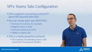 Episode #104 - Consuming LOB APIs from SPFx Teams Tabs