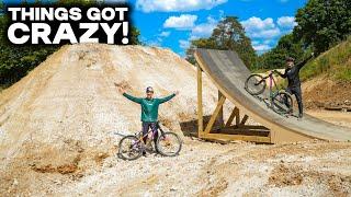 ABSOLUTELY SENDING IT ON THIS NEW MTB BOOTER!!