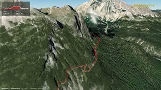 Lago Di Sorapis (Lake Sorapis) Circuit Trail 3D - Hike the Italian Dolomites - Path 215