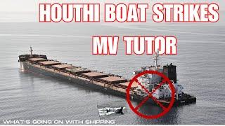 Houthi Strikes Bulker MV Tutor in the Red Sea with an Uncrewed Surface Vessel (USV)