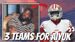 49ers Brandon Aiyuk names 3 teams he could potentially play for in 2024 