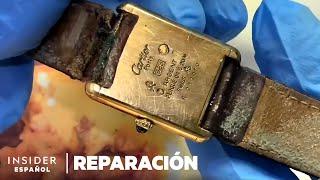 Cómo se restaura profesionalmente un reloj Cartier de $3000 | Reparación | Insider