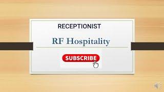 What is a Hotel Receptionist? Main Duties and Skills !