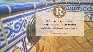 Make Every Space Count with Mexican Tile by Rustico Tile | Saltillo, Terracotta, Cement, Cantera