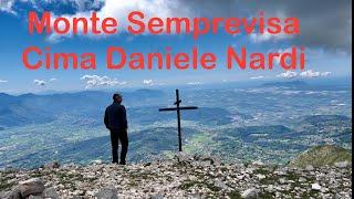 Escursione 4k Anello Monte Semprevisa Cima Daniele Nardi .