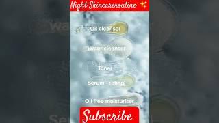 Night Skincare #shorts#short#shortvideo#trending#viral#video#viralvideo#youtubeshorts#youtube#yt ️