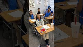 Girl gets kicked out of class for spraying fart spray #shorts