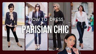 HOW TO DRESS PARISIAN CHIC - FRENCH FASHION SECRETS FOR WOMEN OVER 50