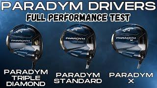 Callaway Paradym Drivers - FULL COMPARISON - Triple Diamond vs Standard Paradym vs Paradym X