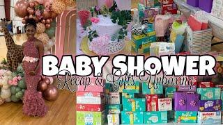 My $5K BABY SHOWER VLOG  | BABY SHOWER HAUL  opening gifts + nursery organization ️