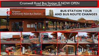 *NOW OPEN* Kingston Cromwell Road Bus Station Tour & Bus Changes EXPLAINED (London Bus Changes)