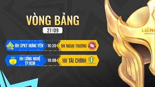 TRỰC TIẾP | ĐH SPKT HY vs ĐH NGOẠI THƯƠNG | VÒNG BẢNG TỨ PHƯƠNG ĐẠI CHIẾN MÙA ĐÔNG 2023 NGÀY 27/09