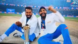 ICC World Cup celebration  2025 today is India win 09/03/2025