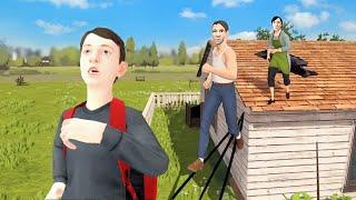 RAN AWAY FROM EVIL PARENTS ON WIRES! FINAL ENDING IN SCHOOLBOY RUNAWAY