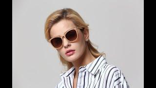 Lonsy eyewear wooden sunglasses