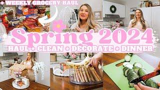 SPRING CLEAN AND DECORATE 2024 | WEEKLY GROCERY HAUL | CLEANING MOTIVATION | DOSSIER | MarieLove