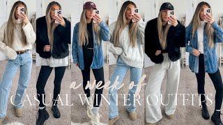 6 Days of Casual Winter Outfits | What To Wear This Week!