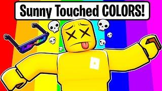 It's Roblox BUT WE CANT TOUCH COLORS