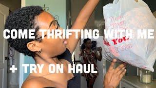 Thrift Vlog: Come Thrifting with me! Try on haul! Great clothes!