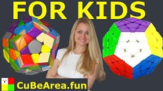 How to solve a Megaminx FOR KIDS LESSON | CubeArea.FUN