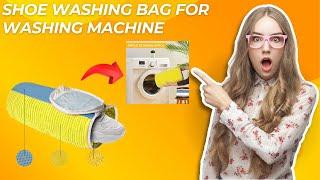 Shoe Washing Bag for Washing Machine | Laundry Shoe Bag For Washer And Dryer | Shoe cleaning bag