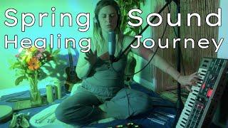 Spring Sound Healing Journey | Music Meditation | Boss RC-505 Loop Session