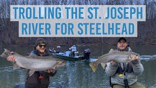 Trolling the St. Joseph River for Steelhead (first time)