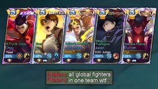 5 MAN FIGHTER IN RANKED GAME!! (World's best youtuber in one team!?)