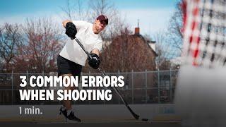 3 Common Errors When Shooting