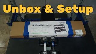 Fitness Gear Three Tier Dumbbell Rack: Unboxing, Setup, Dimensions, Features, Demo