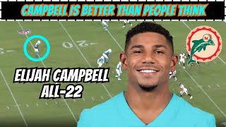 Film Breakdown: Elijah Campbell is Underrated by the Miami Dolphins Fanbase