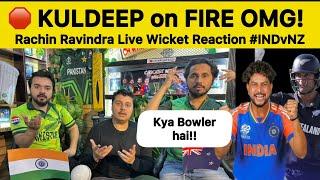 Kuldeep on fire Rachin Ravindra Wicket Live Pakistan Reaction IND vs NZ Champions Trophy