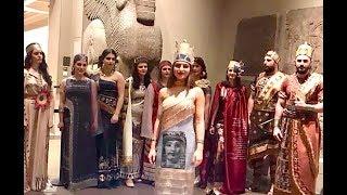 Assyrian activities at British museum. Part 3 – Assyrian traditional fashion clothing.