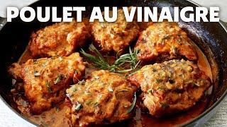 How to Make French Chicken with Vinegar Pan Sauce | Poulet au Vinaigre | Food Wishes